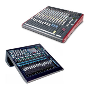 Аналогові мікшерні пульти Цифрові мікшерні пульти Активні мікшерні пульти
